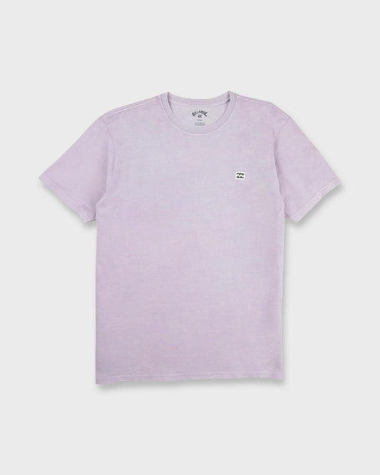 Wyatt Crewneck Short Sleeve T-Shirt - Grey Violet