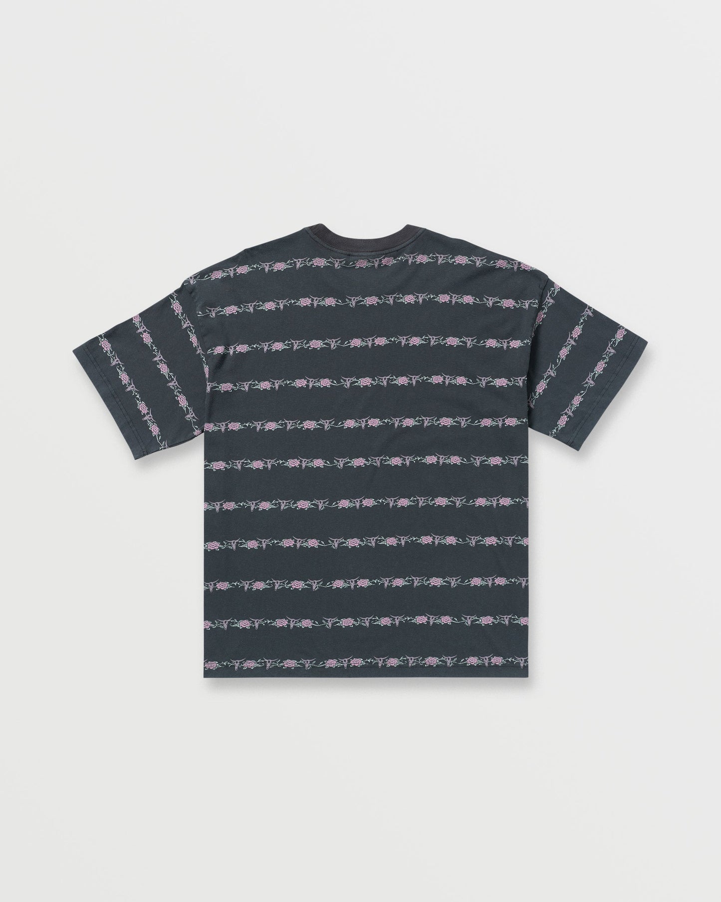 Raging Bull Stripe Tee - Washed Black