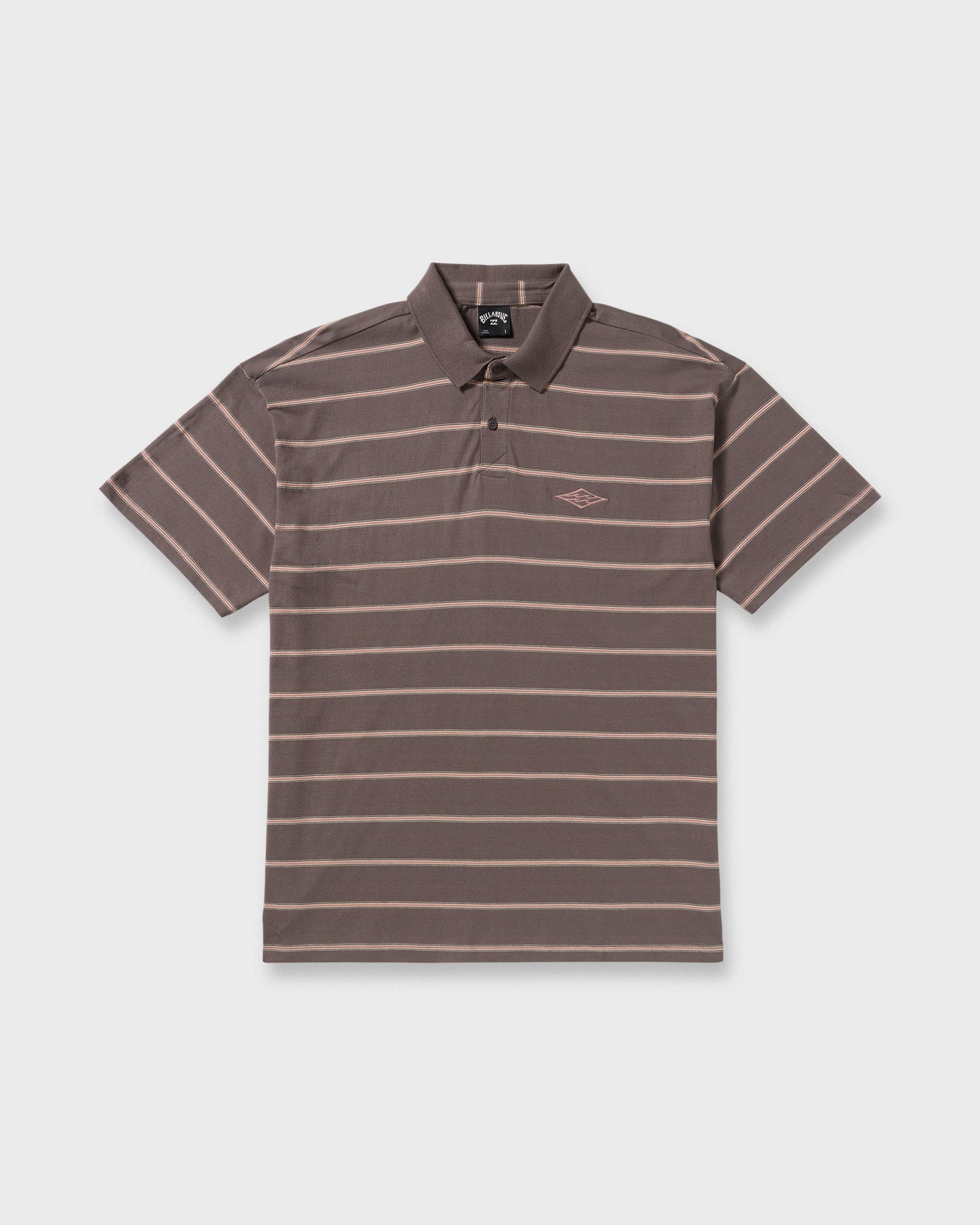 Shibuya Short Sleeve Polo Shirt - Grey Violet