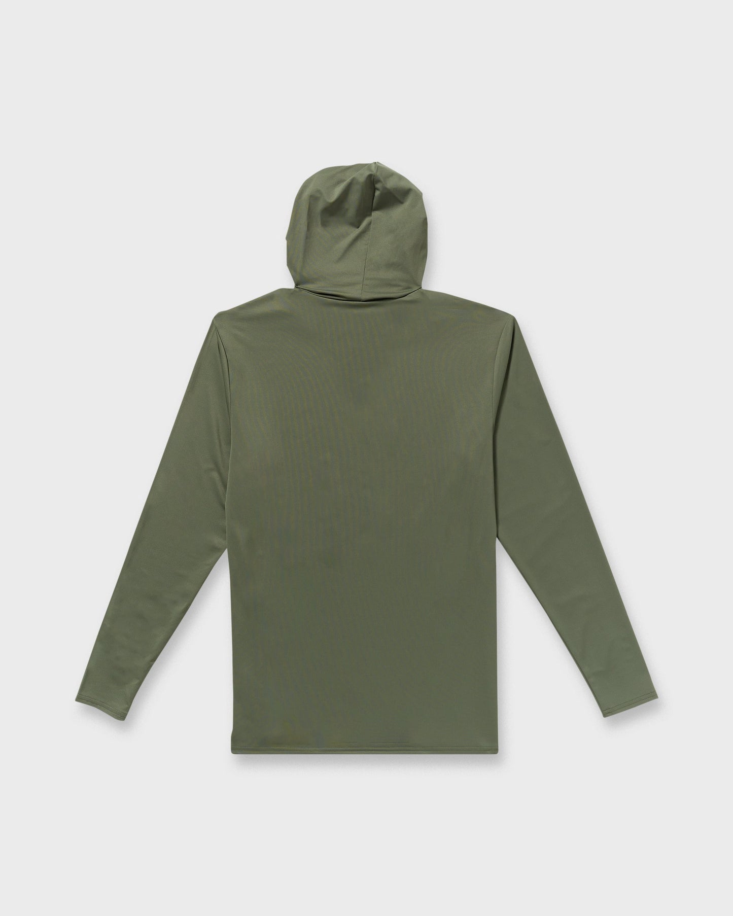 Arch Mesh Long Sleeve Hooded Surf Tee - Dark Military