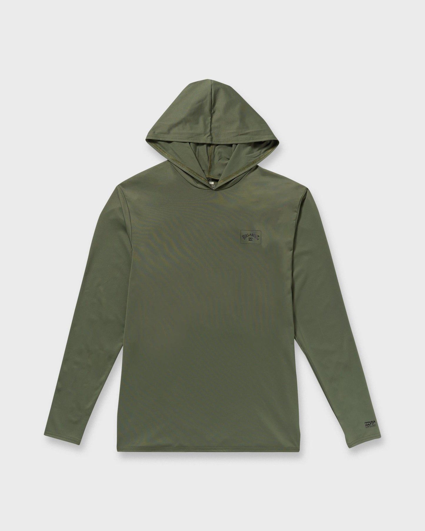Arch Mesh Long Sleeve Hooded Surf Tee - Dark Military