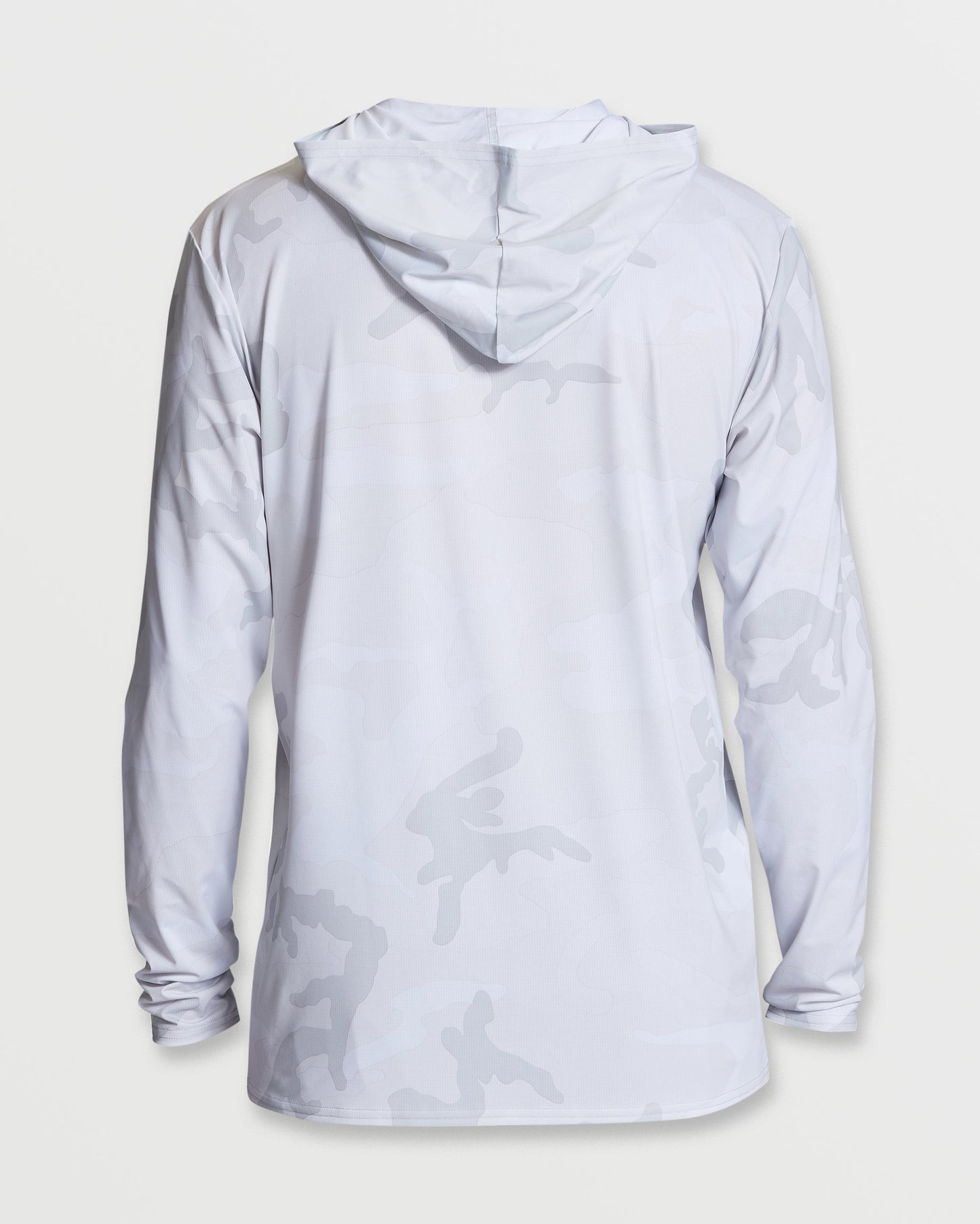 Arch Mesh Long Sleeve Hooded Surf Tee - White Camo