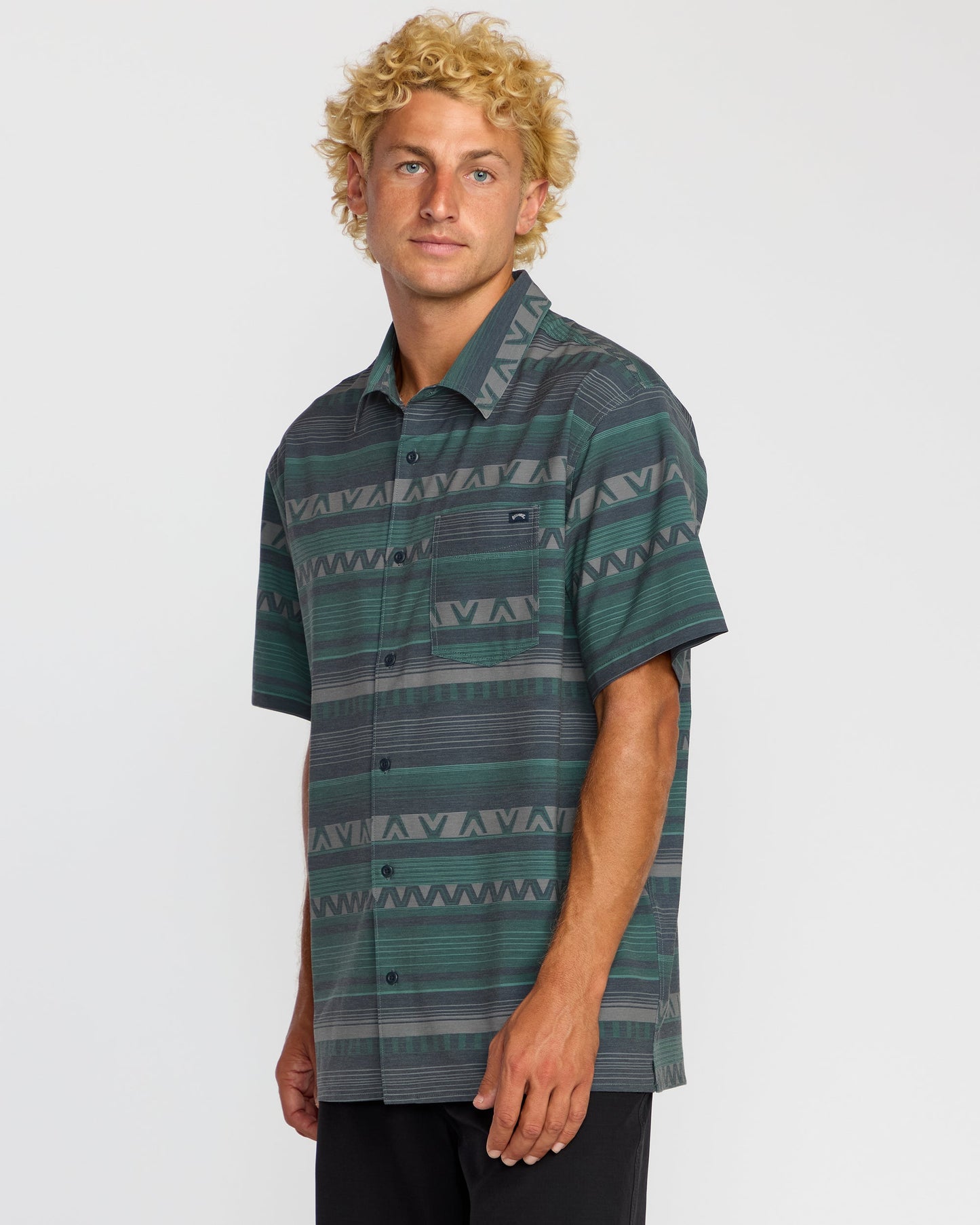 Surftrek Transit Short Sleeve Shirt - Navy