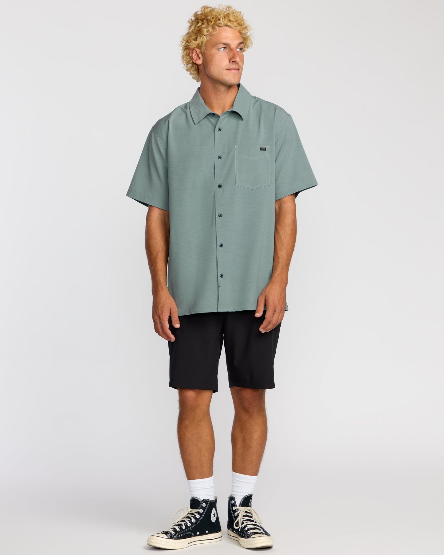 Surftrek Transit Short Sleeve Shirt - Sea Blue