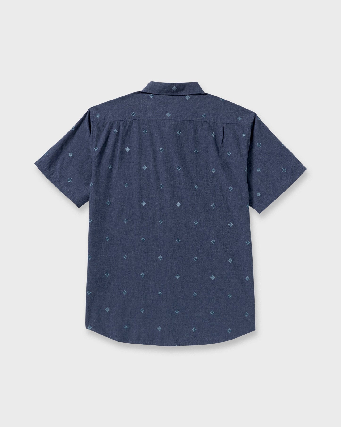 All Day Jacquard Short Sleeve Shirt - Midnight