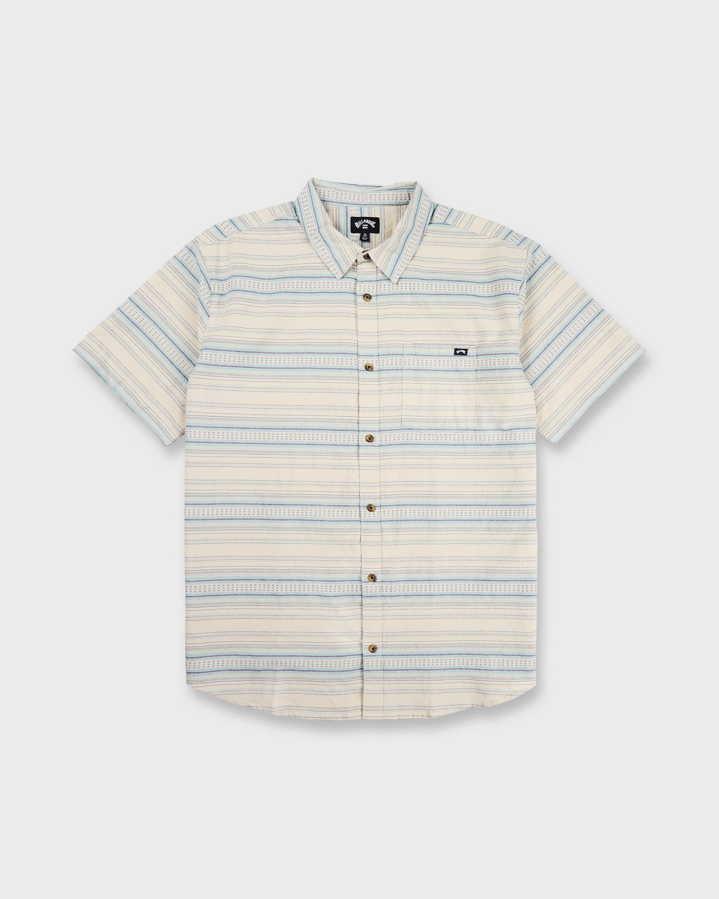 All Day Stripe Short Sleeve Shirt - Desert Sand