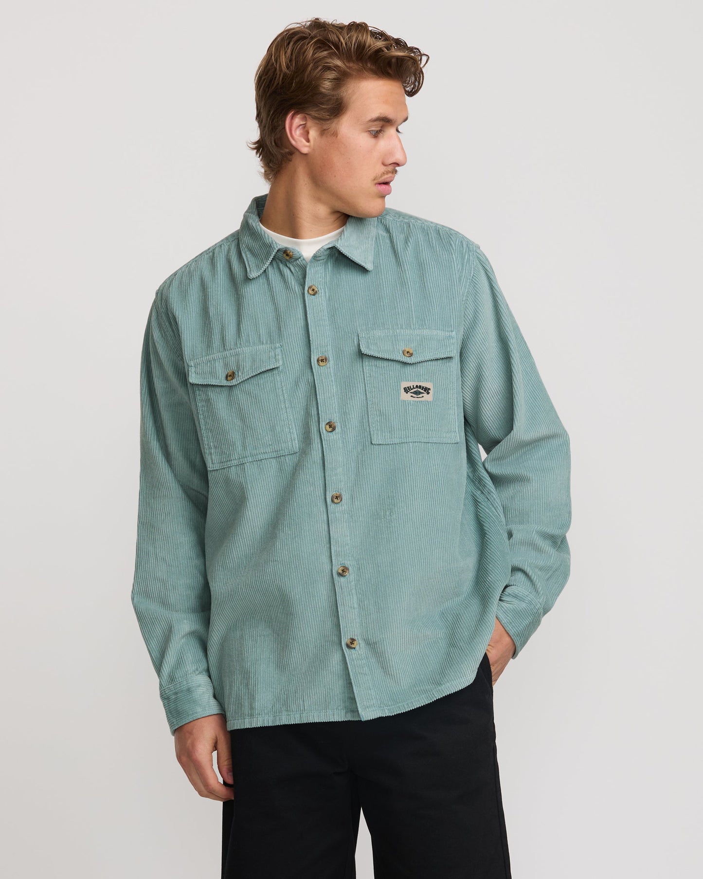 Bong Days Long Sleeve Shirt - Washed Blue