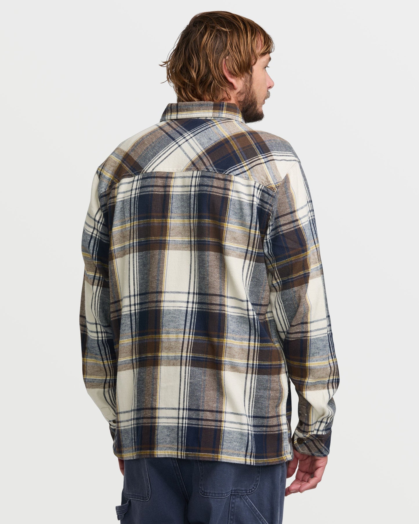 Bad Dog Flannel Shirt - Silver