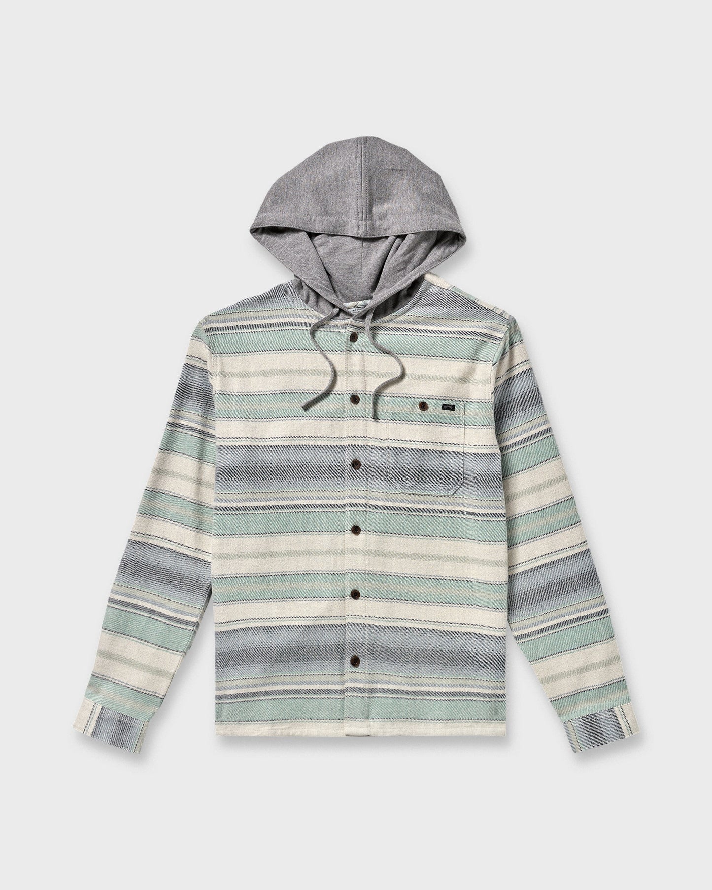 Baja Long Sleeve Flannel Shirt - Oatmeal
