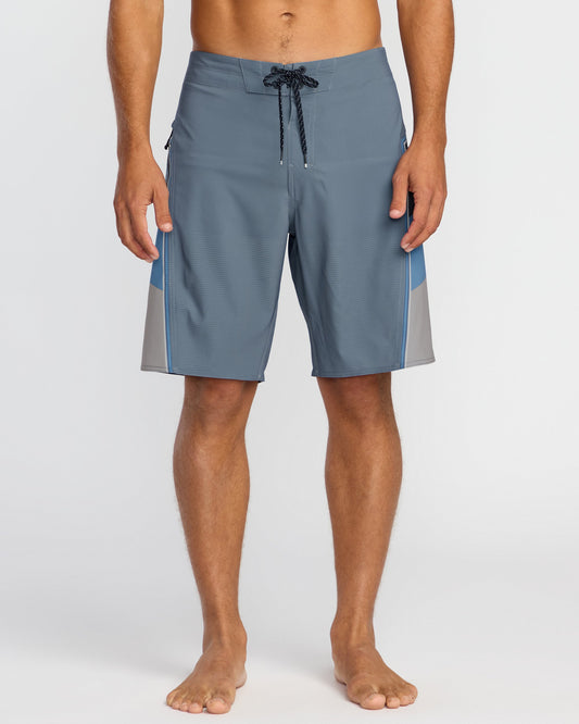 Straddie Airlite 20" Boardshorts - Steel Blue
