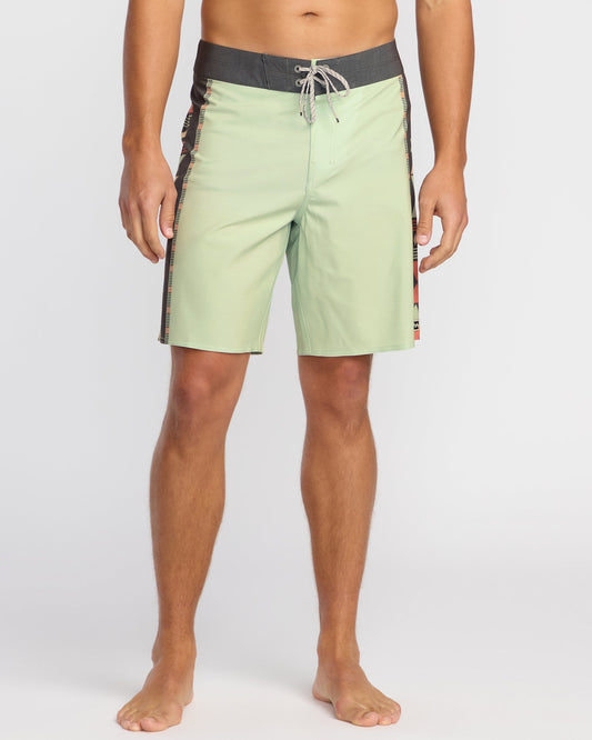 Sundays Airlite 19" Boardshorts - Green Ash