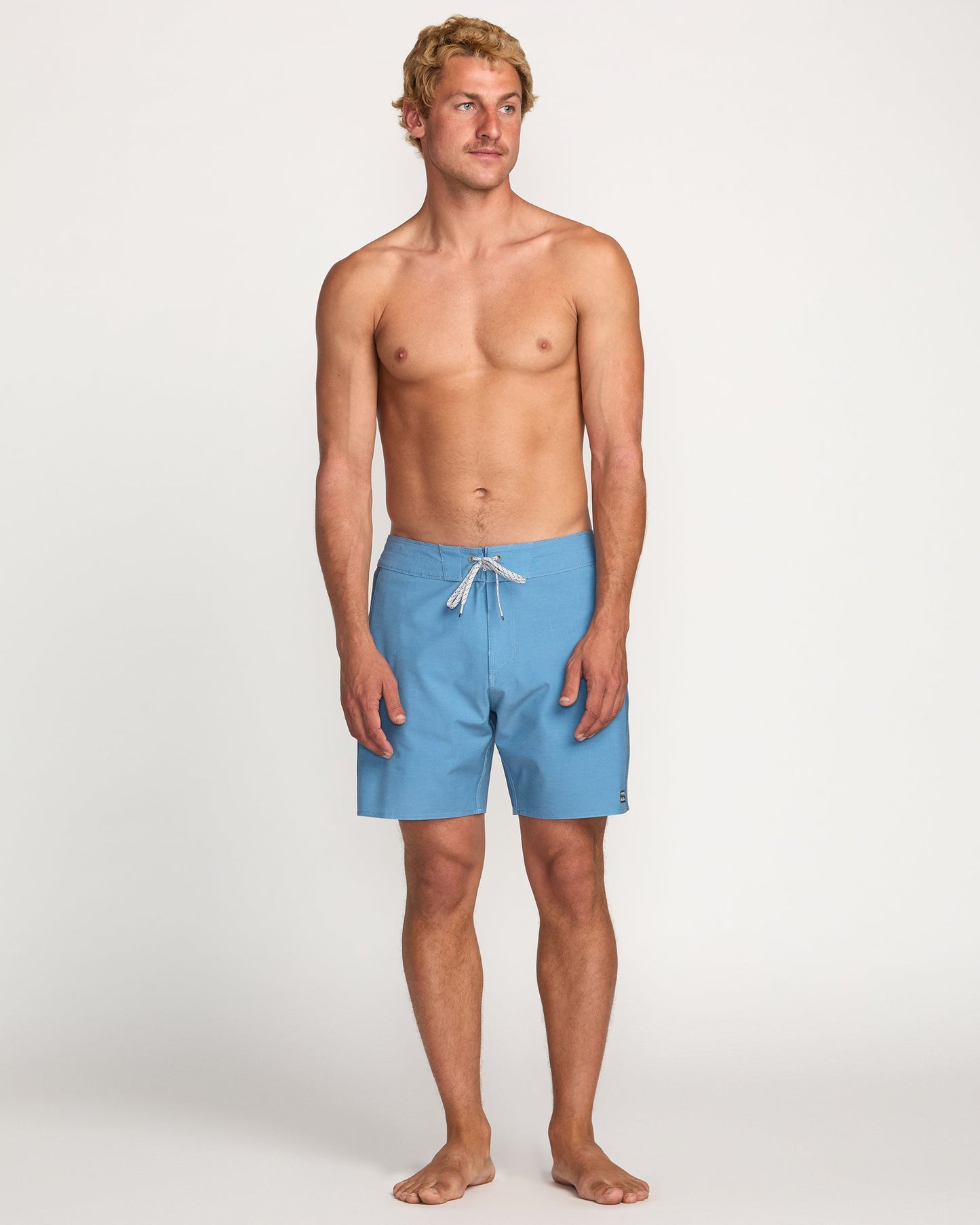 Kirra Pro Performance 18" Boardshorts - Carolina Blue