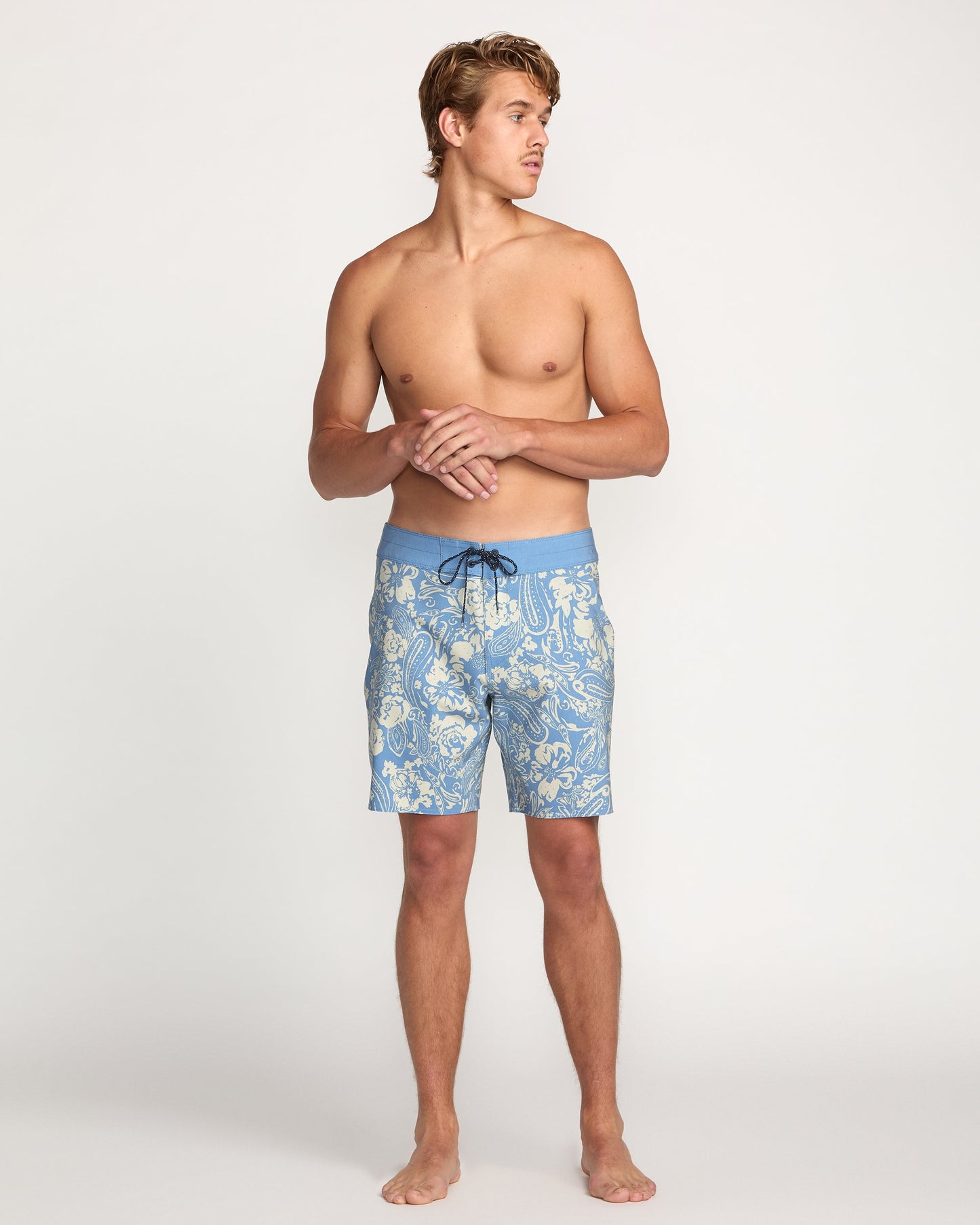 Good Times Pro Performance 18" Boardshorts - Carolina Blue