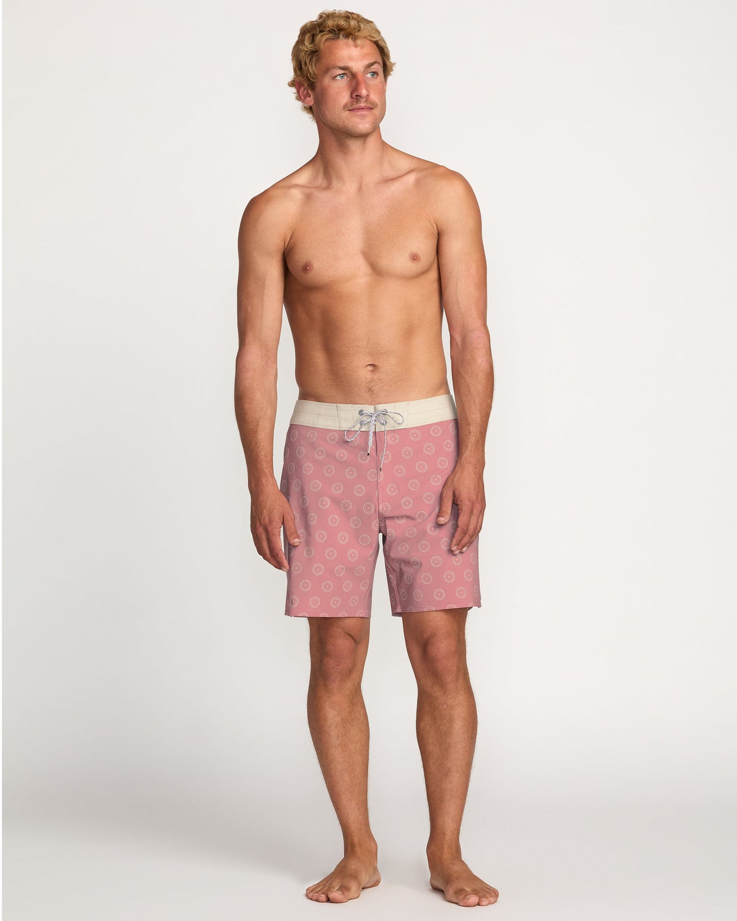 Good Times Pro Performance 18" Boardshorts - Dusty Rose