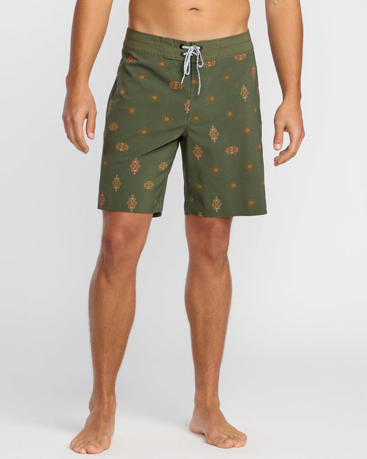 Sundays Pro Performance 19" Boardshorts - Military