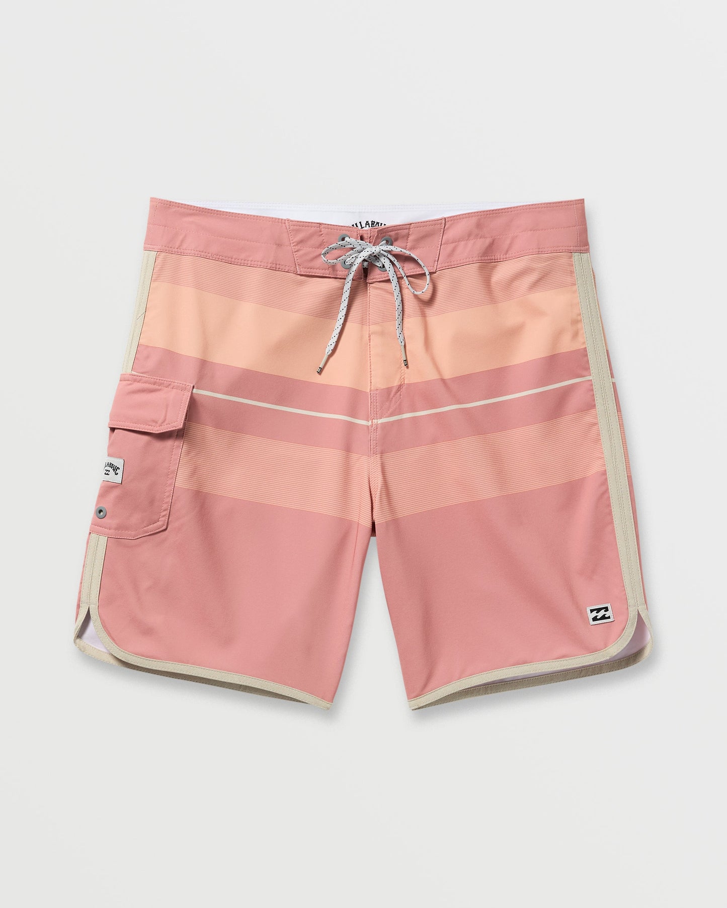 73 Pro Performance 18" Boardshorts - Dusty Pink