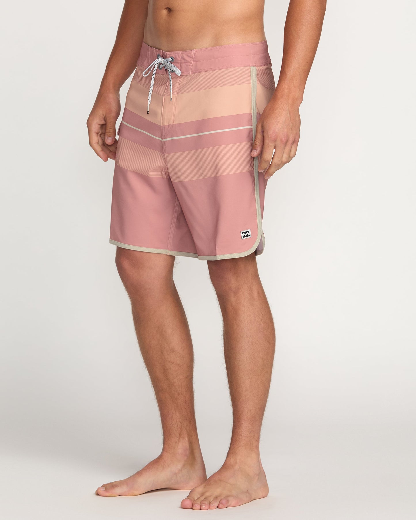 73 Pro Performance 18" Boardshorts - Dusty Pink