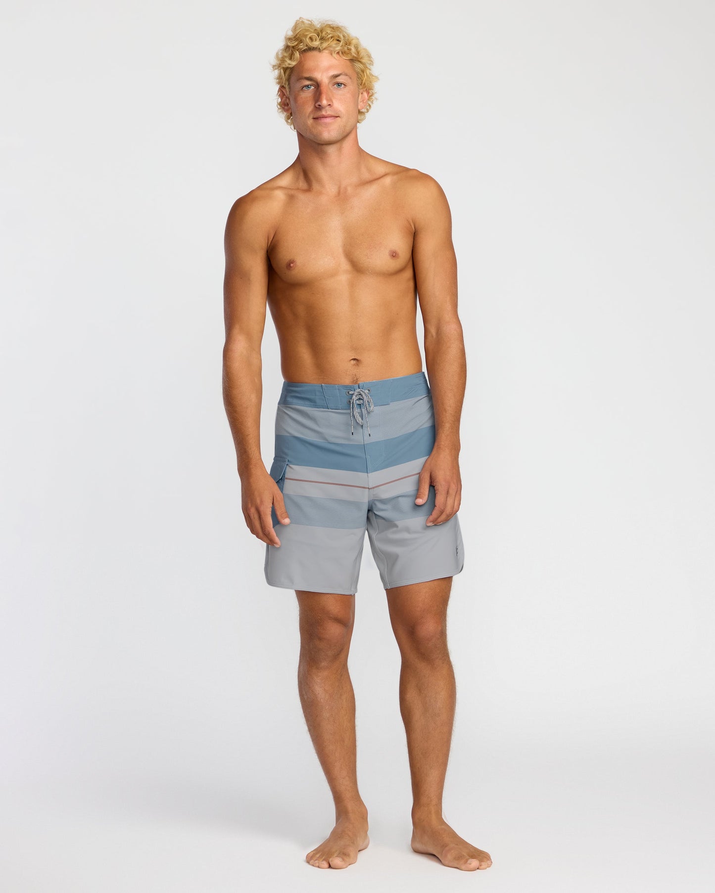 73 Pro Performance 18" Boardshorts - Sky Blue