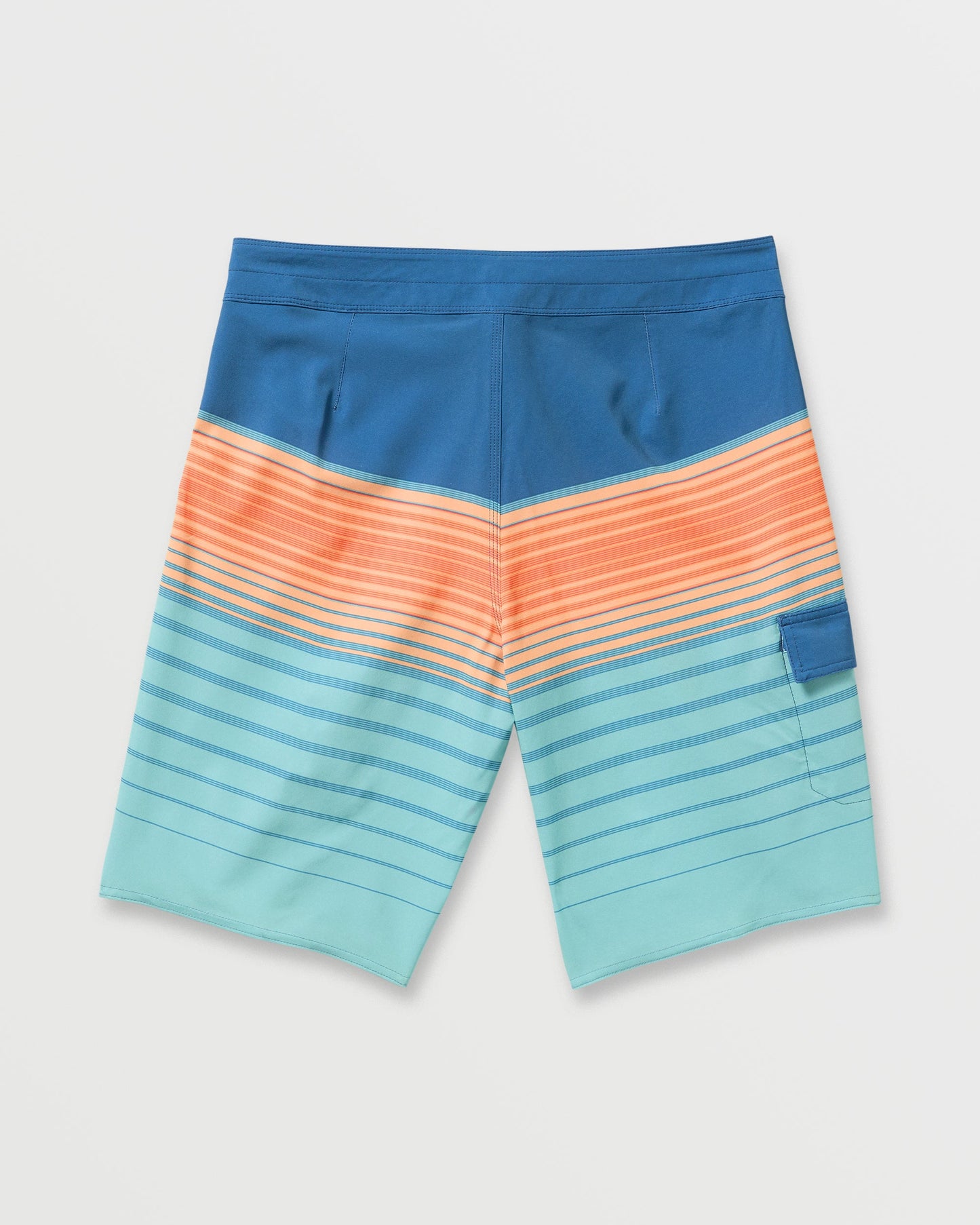 All Day Stripe Pro Performance 20" Boardshorts - Deep Blue