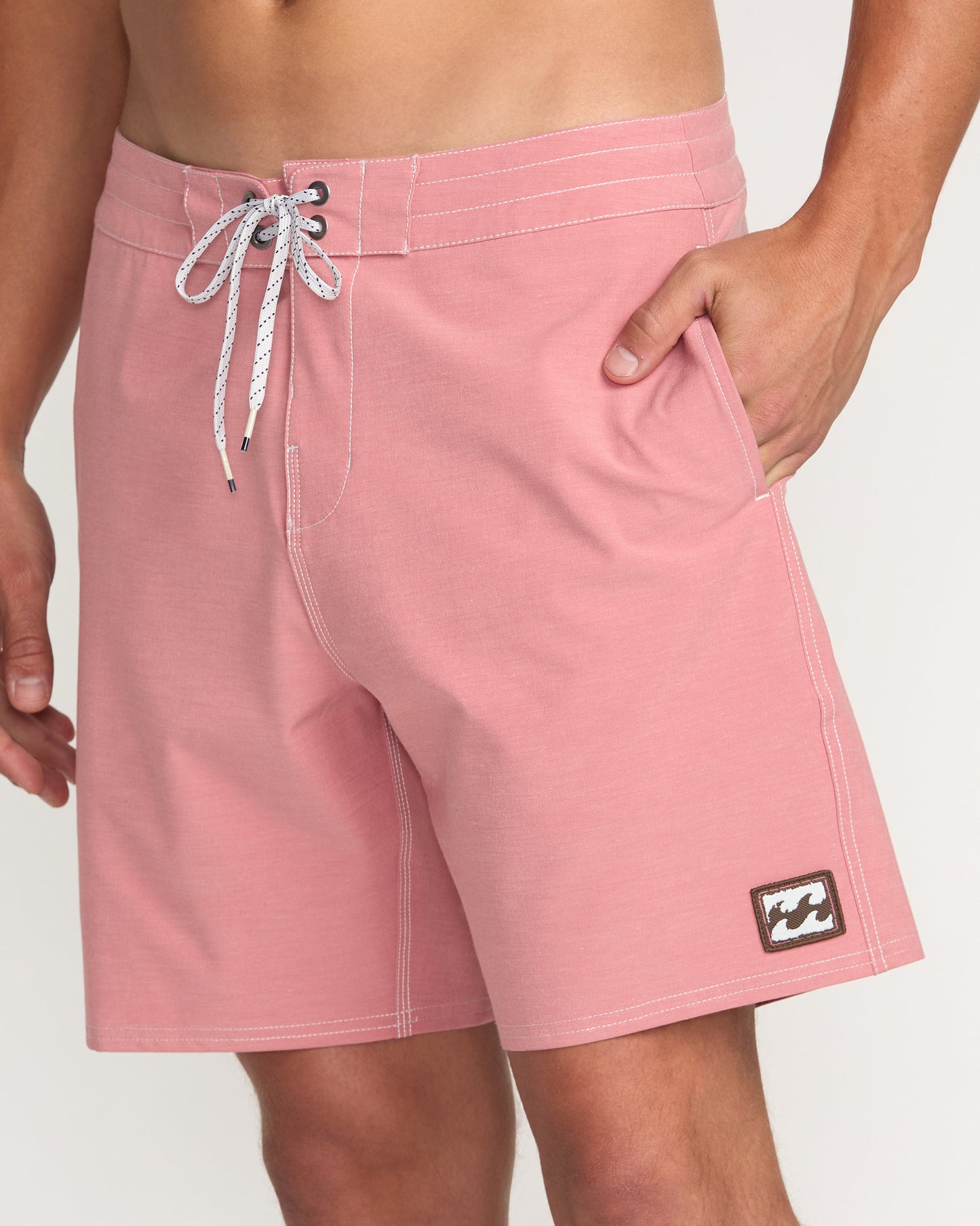 Every Other Day Lo Tide 18" Boardshorts - Dusty Rose