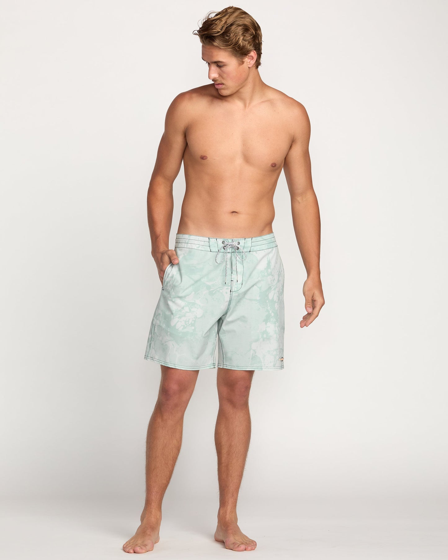 Every Other Day Lo Tide 18" Boardshorts - Seafoam