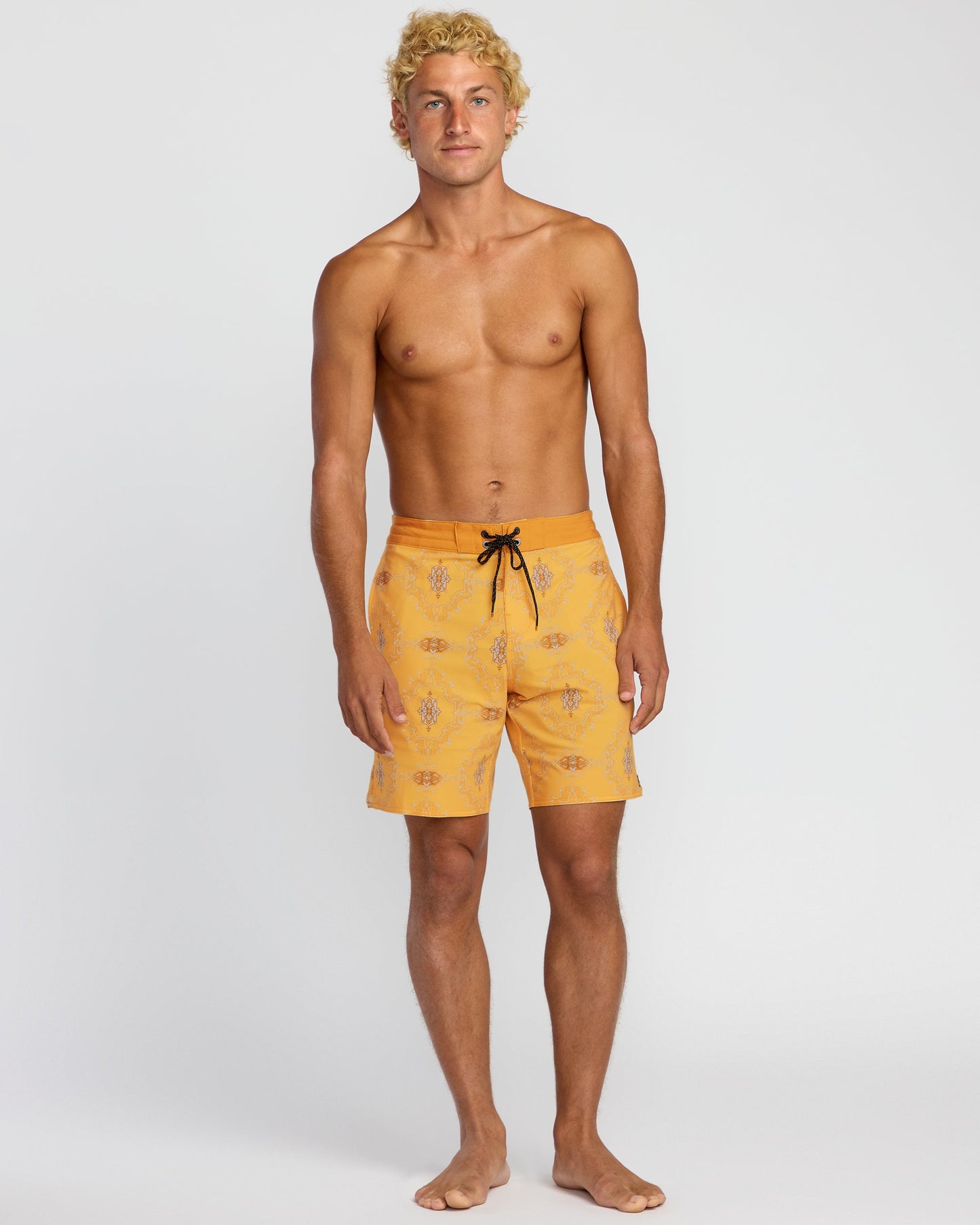 Good Times Lo Tide 18" Boardshorts - Dust Yellow