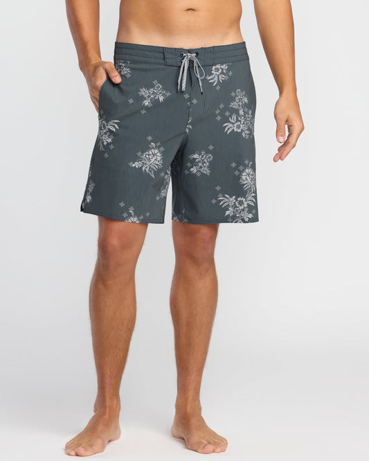 Good Times Lo Tide 18" Boardshorts - Midnight Blue