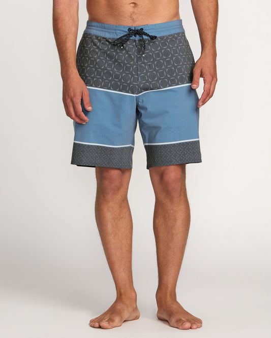Lowers Lo Tide 19" Boardshorts - Deep Blue