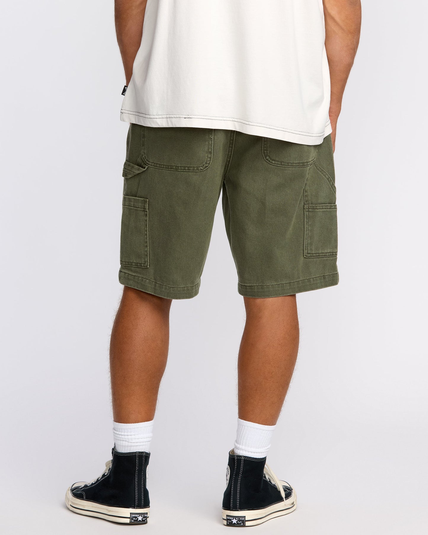 Bad Dog 21" Workwear Shorts - Dark Military