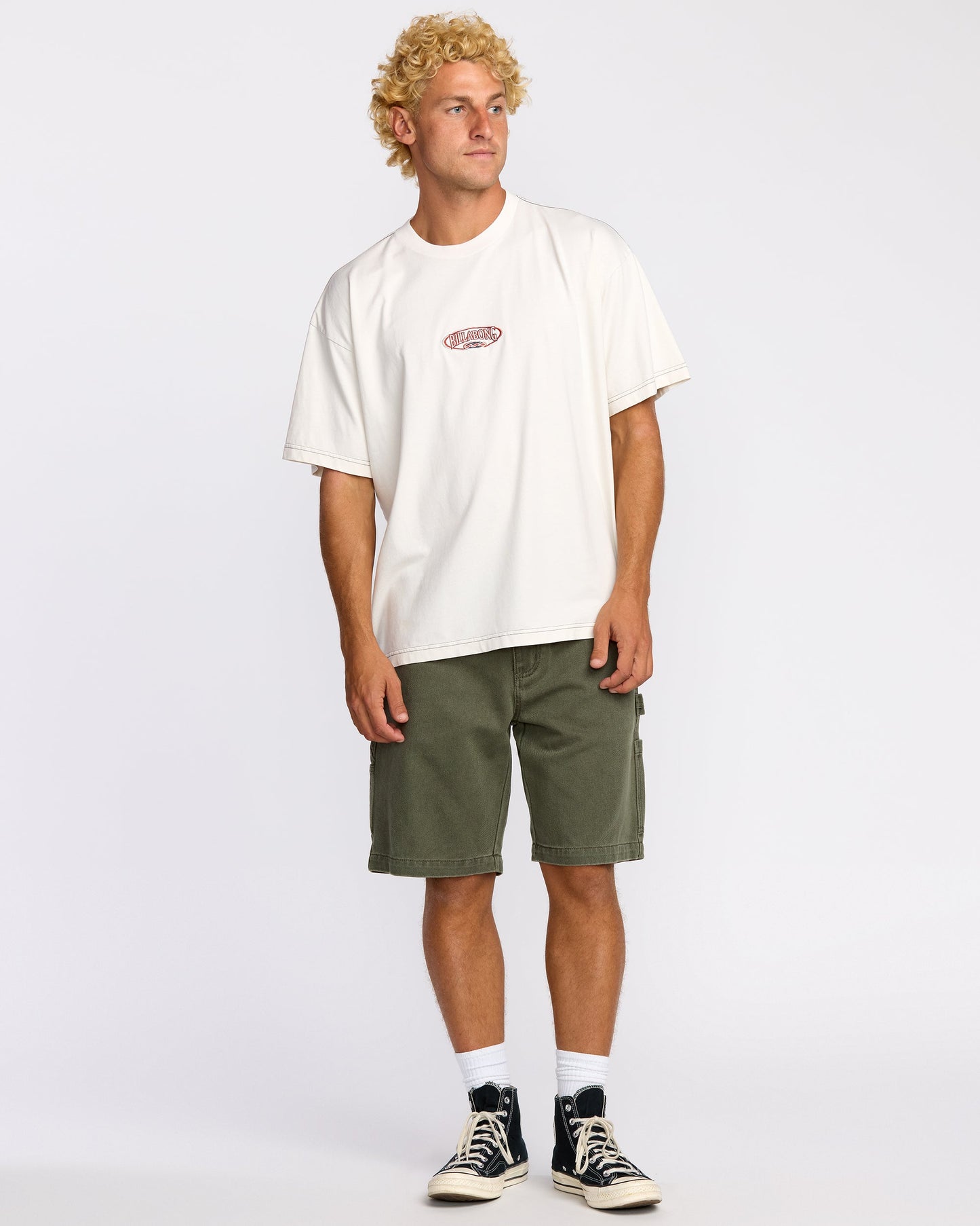Bad Dog 21" Workwear Shorts - Dark Military