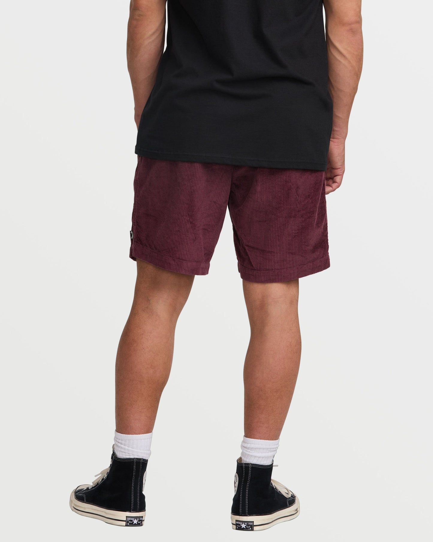 Larry Laybacks 19" Cord Shorts - Plum