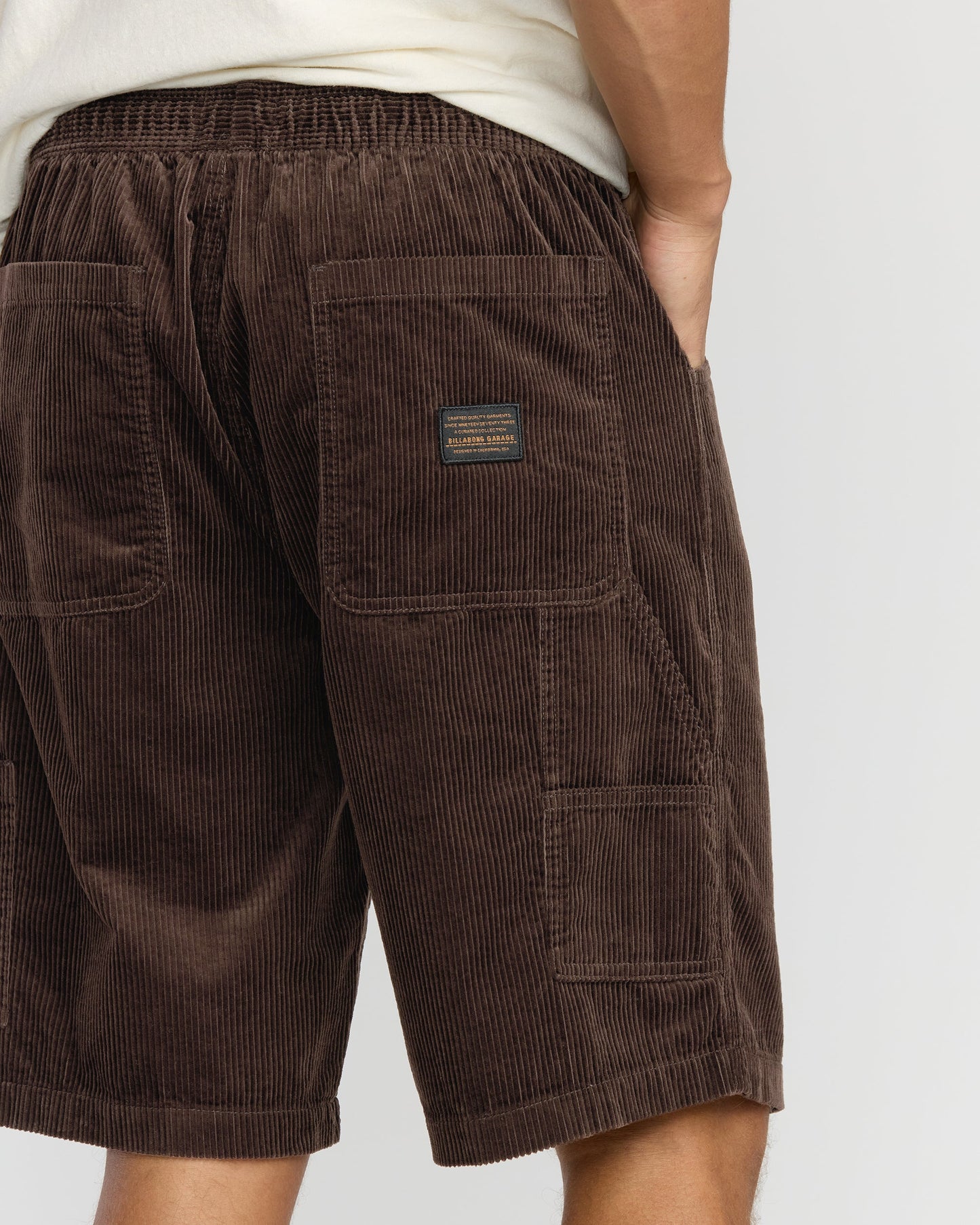 Larry Cord Garage Shorts - Chocolate