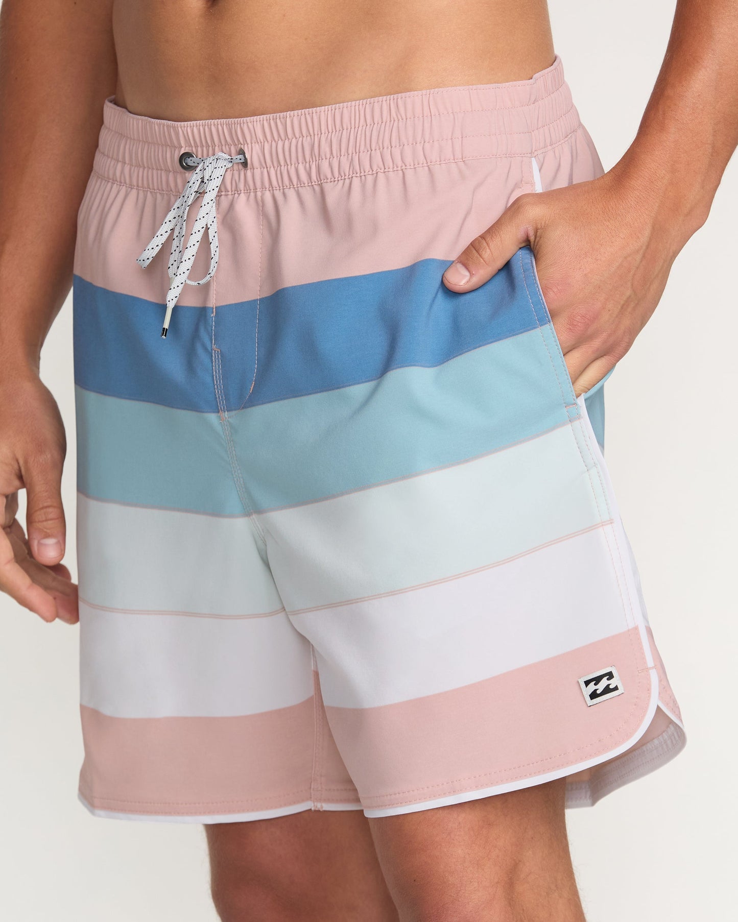Sandbar Laybacks 17" Trunks - Dusty Pink