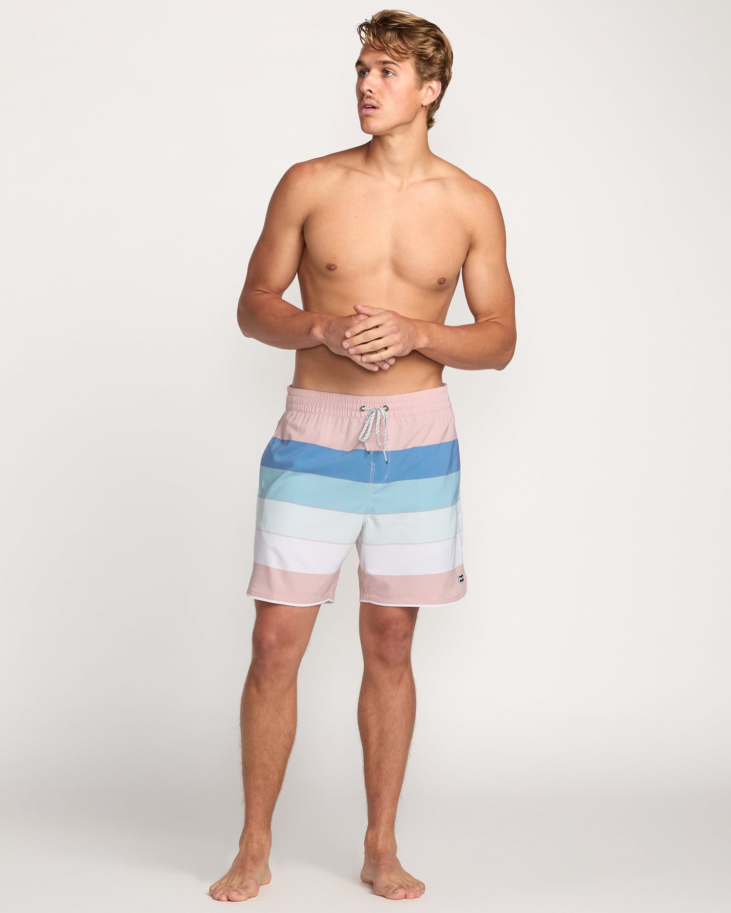 Sandbar Laybacks 17" Trunks - Dusty Pink