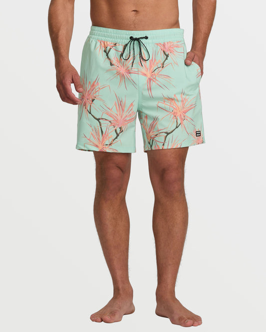 Sundays Laybacks 17" Trunks - Seafoam