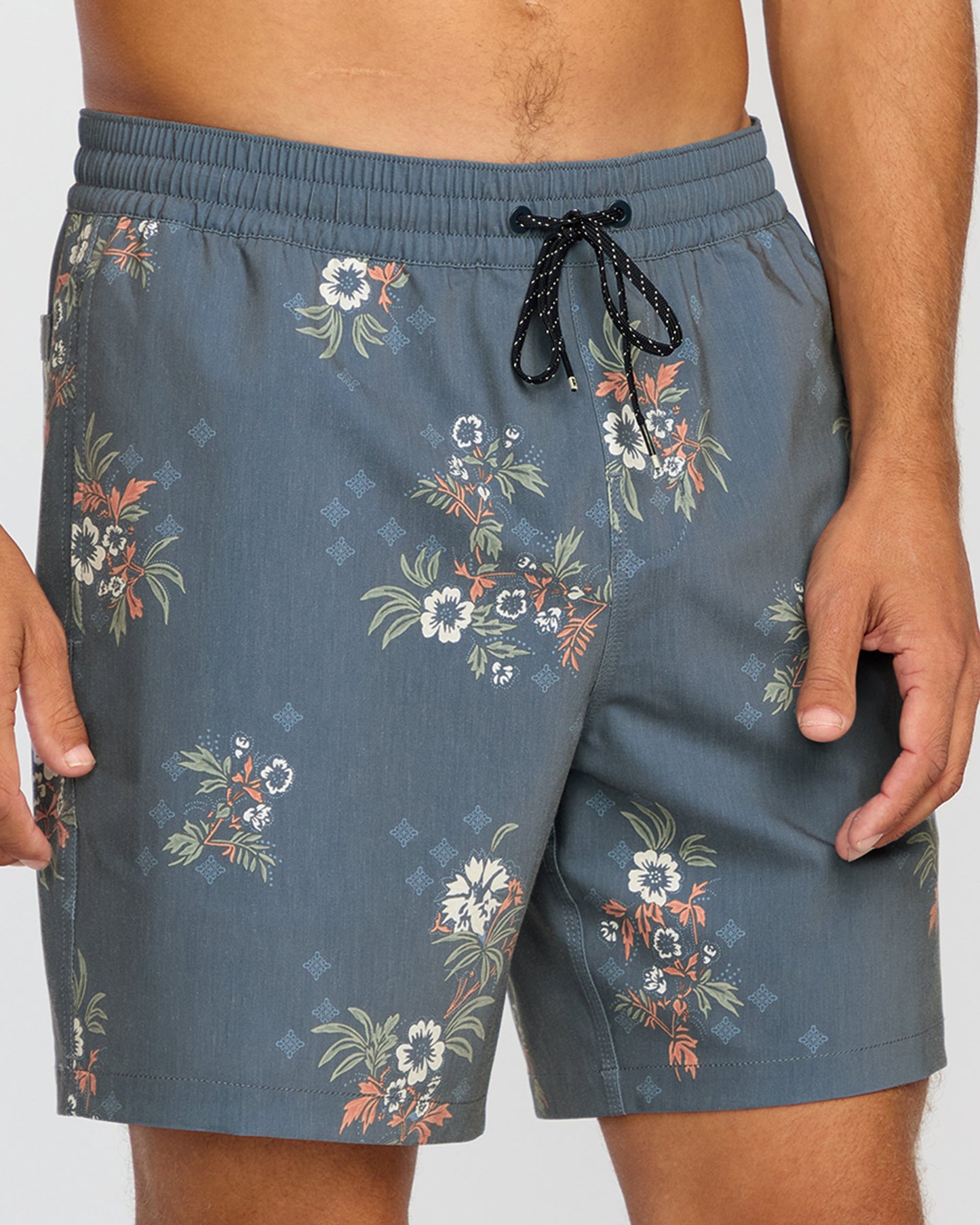 Sundays Laybacks 17" Trunks - Steel Blue