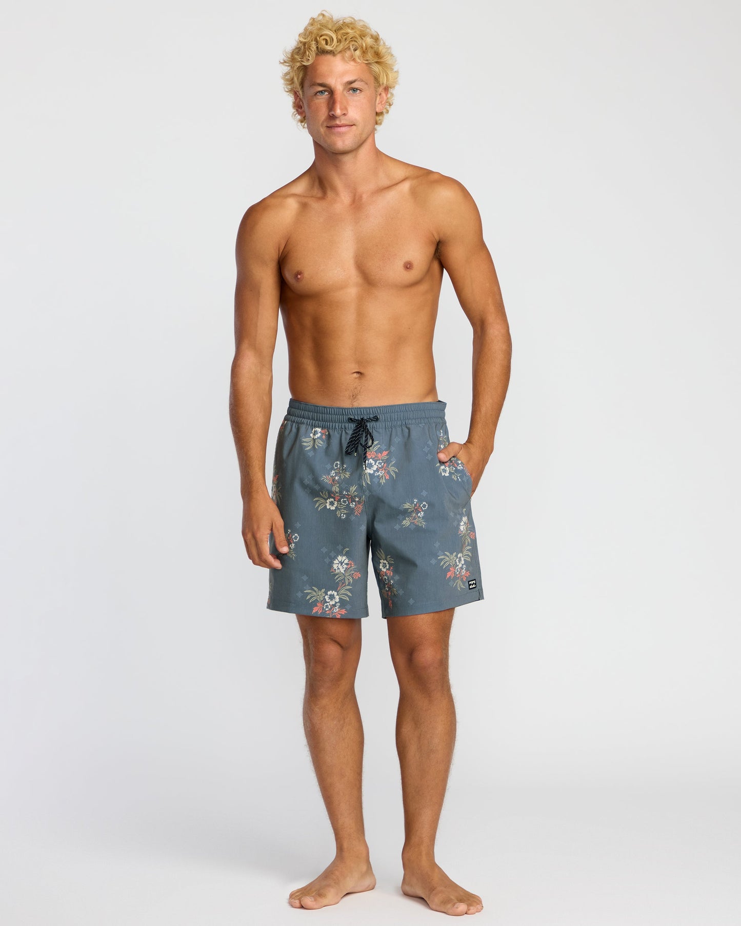Sundays Laybacks 17" Trunks - Steel Blue
