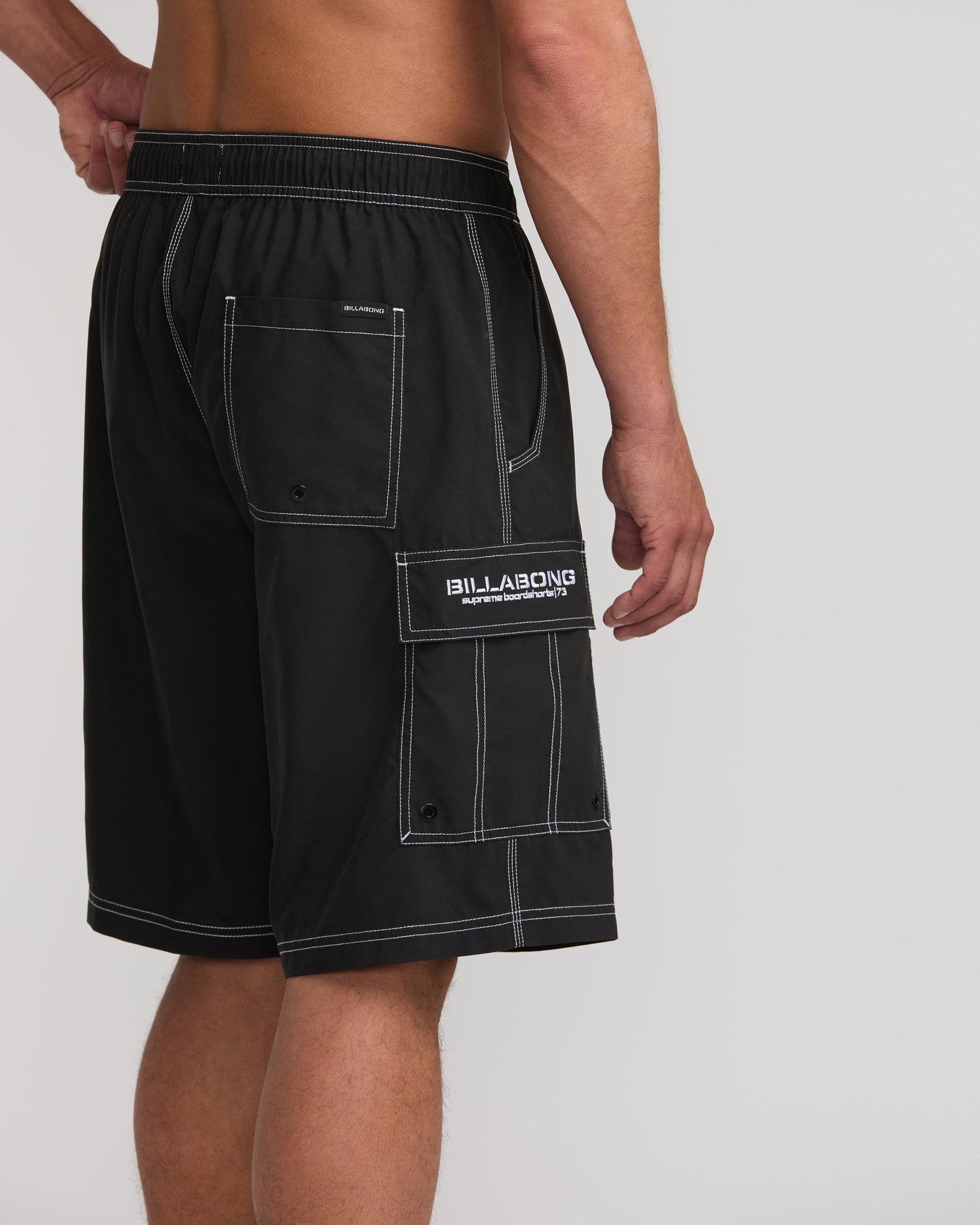 Throw On Laybacks 21" Trunks - Black