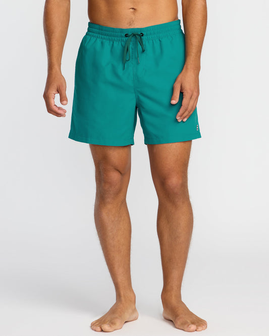 All Day Laybacks 16" Trunks - Real Teal
