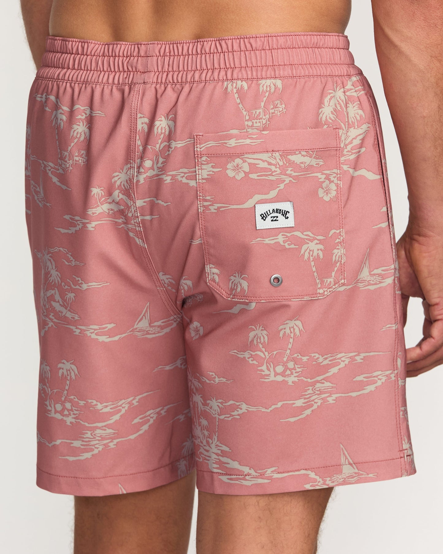 Lineup Laybacks 16" Trunks - Dusty Rose