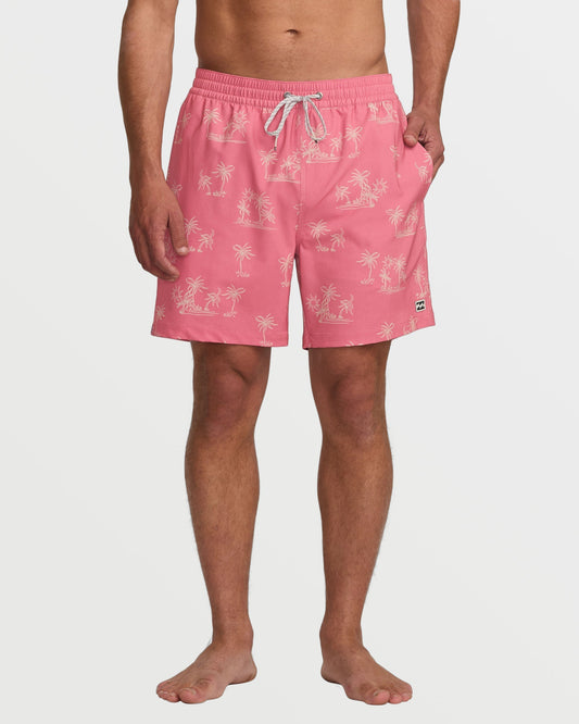 Lineup Laybacks 16" Trunks - Dusty Pink