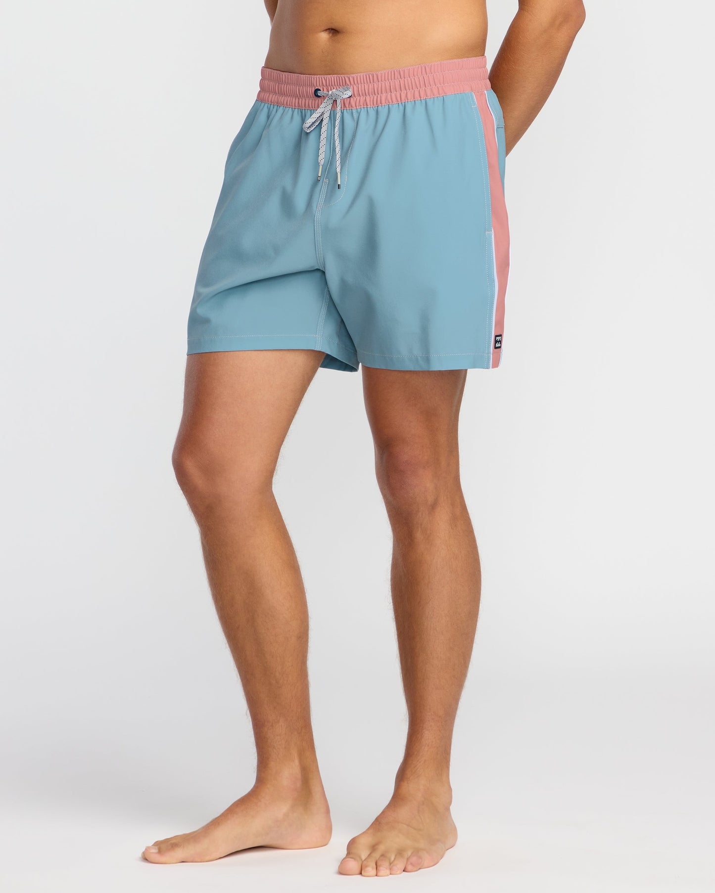 Dbah Panel Laybacks Swim Trunk - Washed Blue