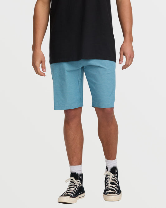 Crossfire Submersible 21" Hybrid Shorts - Glacier Blue