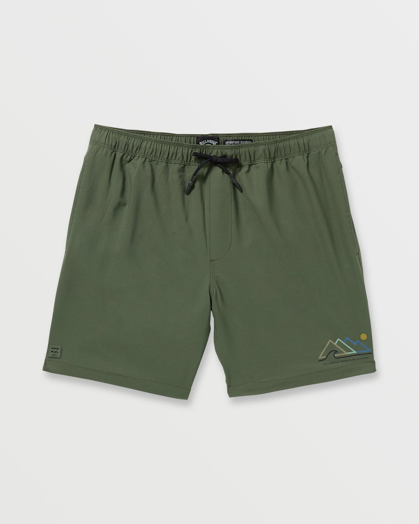 Surftrek Elastic Submersible 17" Hybrid Shorts - Dark Military