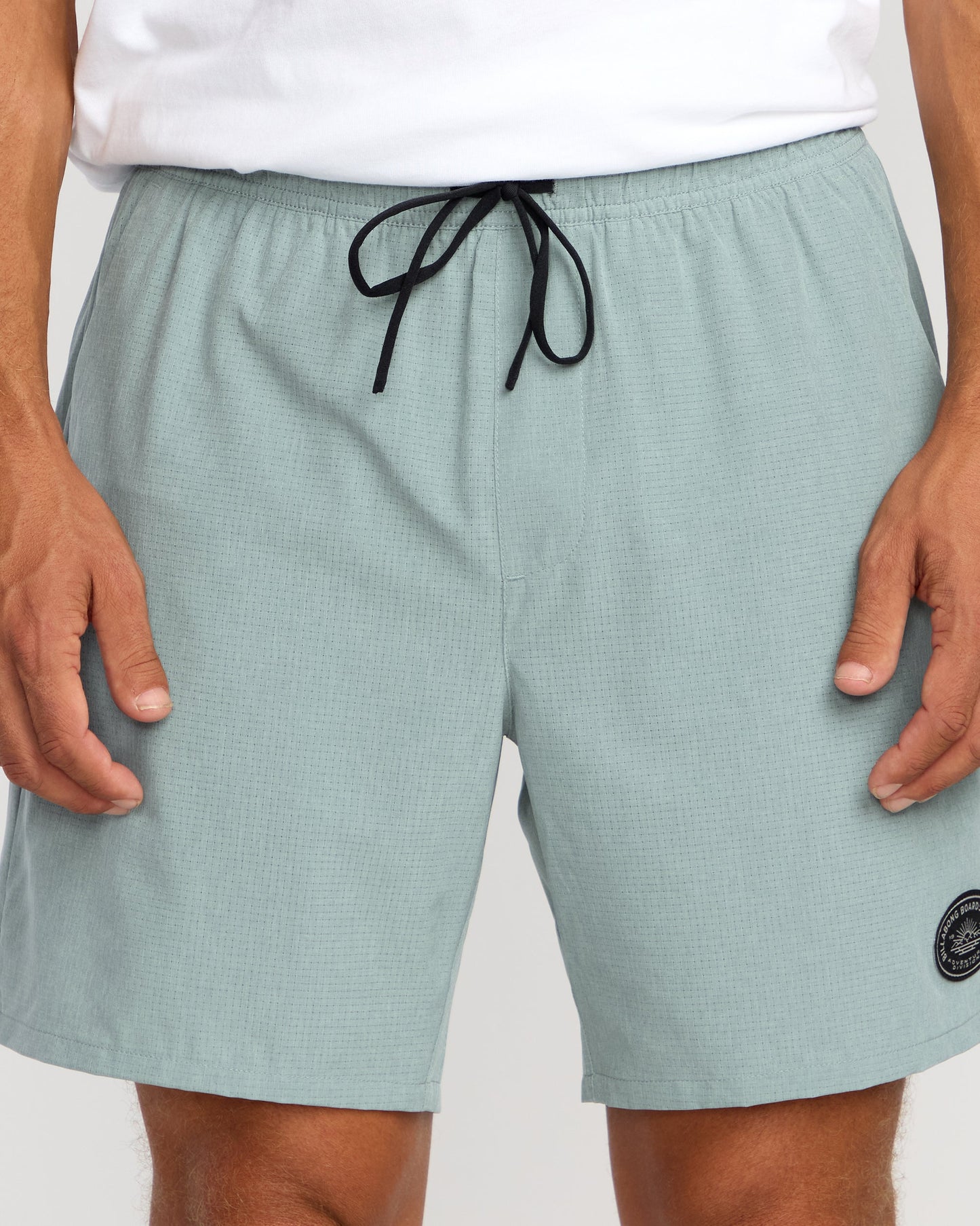 Surftrek Perforated Elastic 17" Hybrid Shorts - Sea Blue