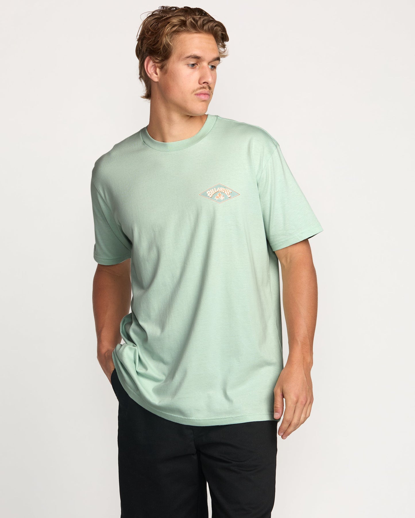 Diamond Arch Premium Tee - Seafoam