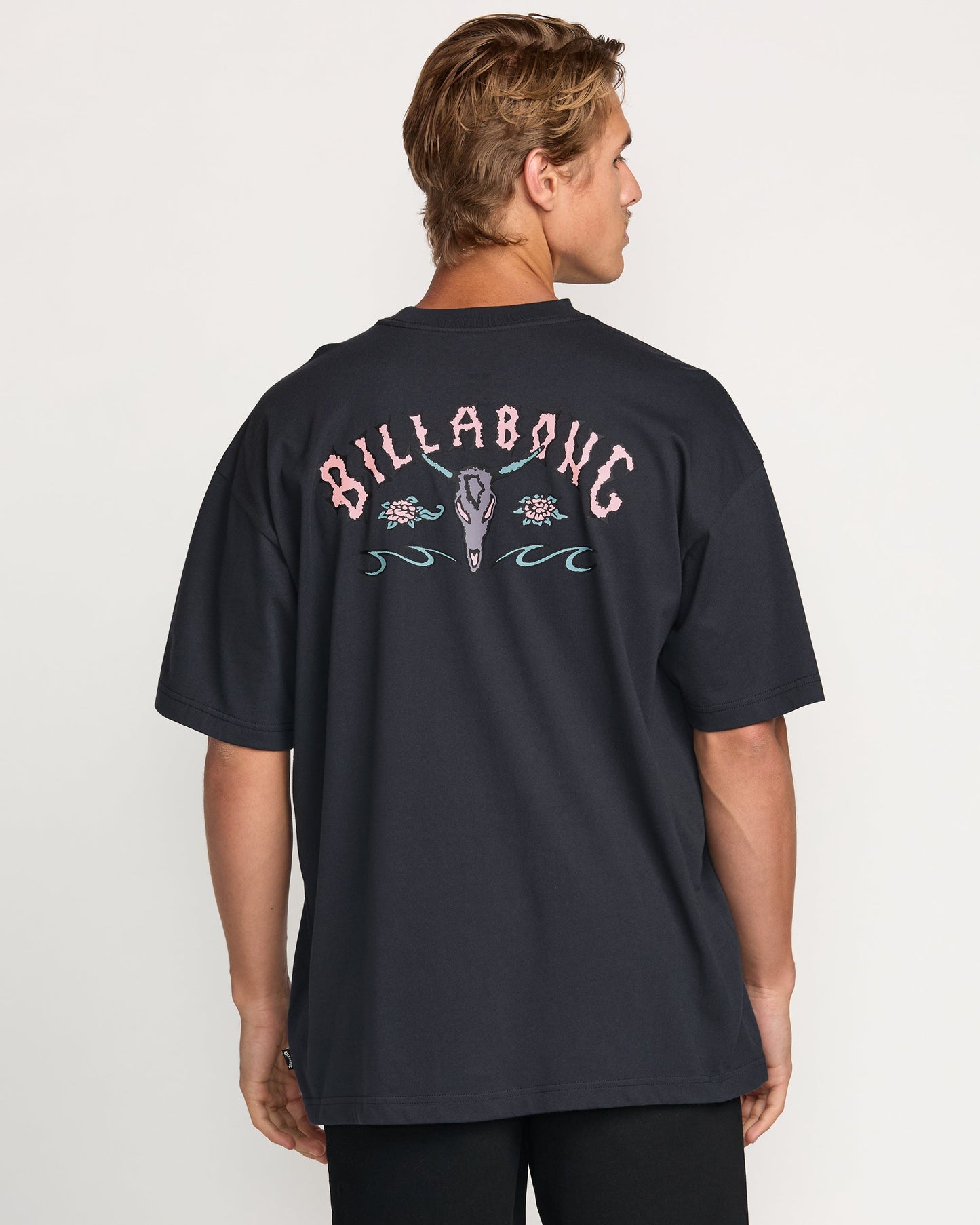Raging Bull Regular Tee - Washed Black