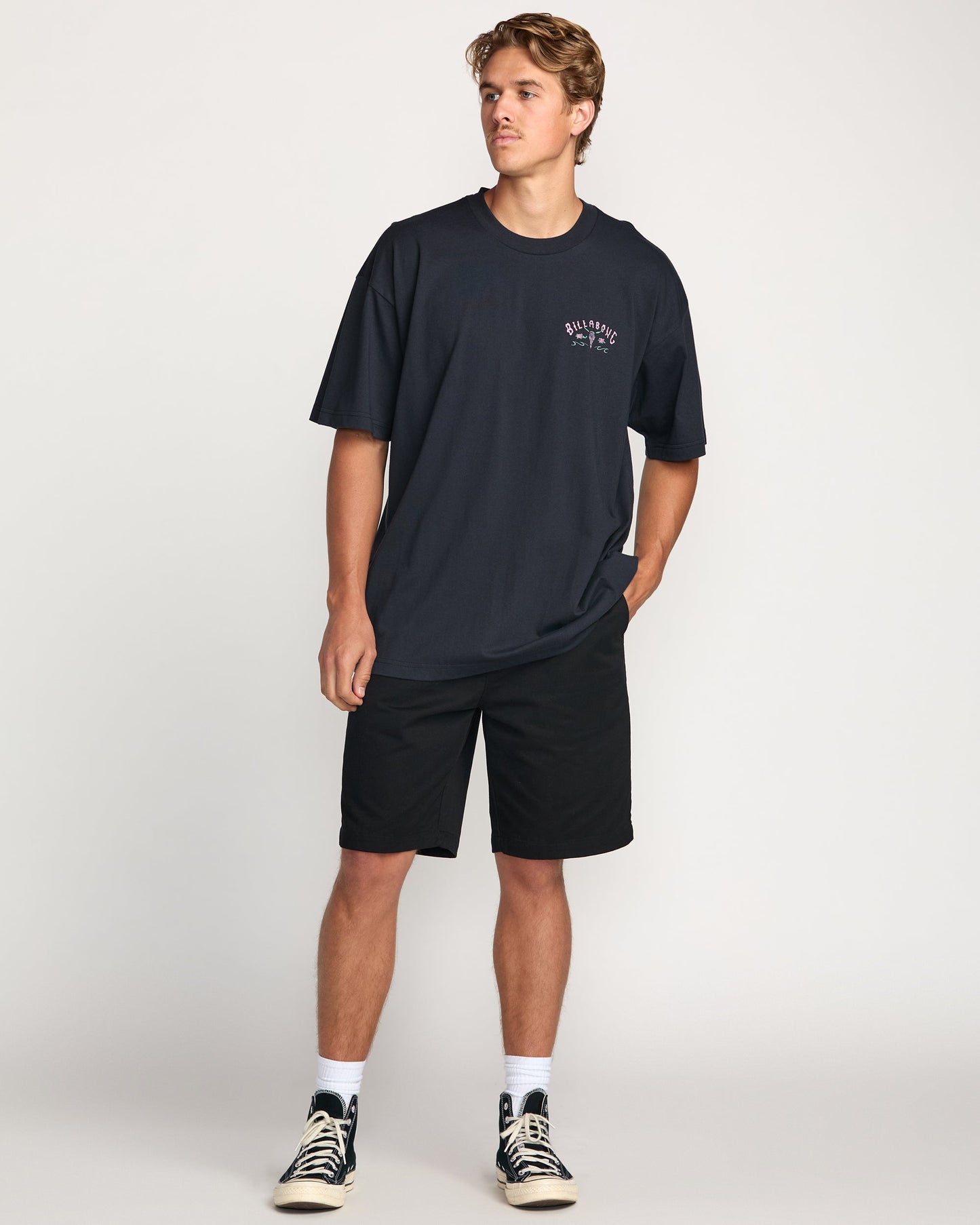 Raging Bull Regular Tee - Washed Black