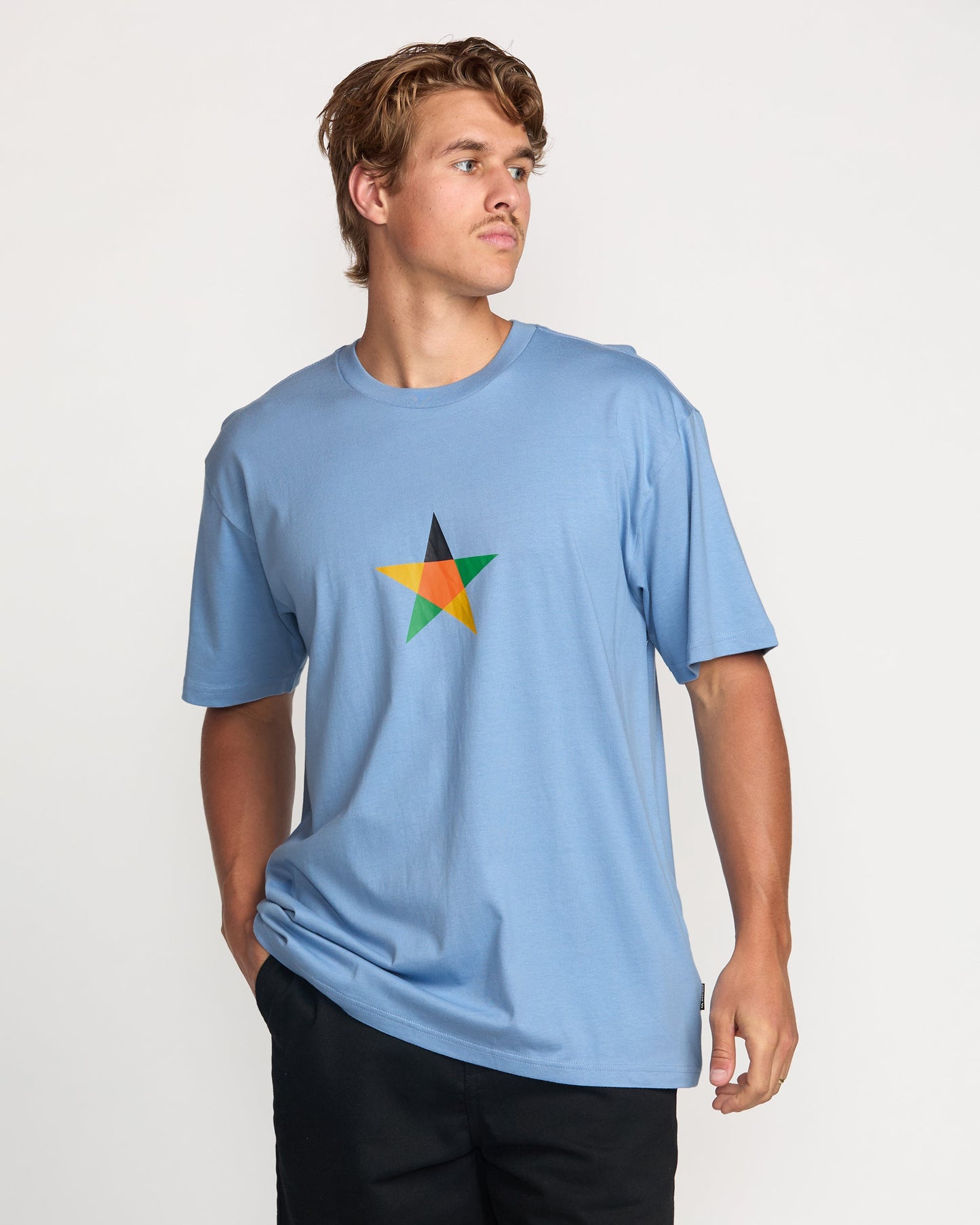 Billabong x Mami Wata Star Regular Tee - Sky Blue