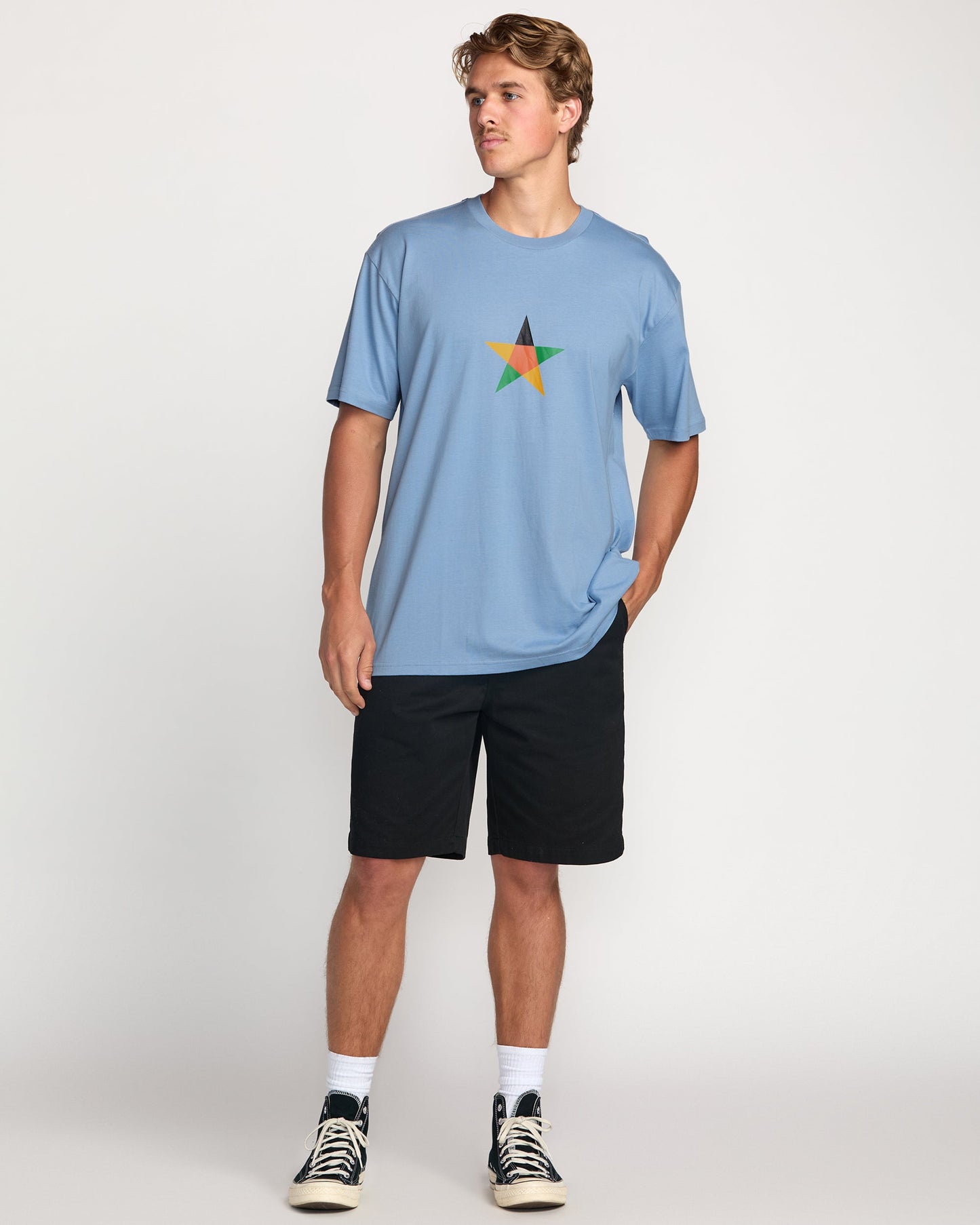 Billabong x Mami Wata Star Regular Tee - Sky Blue